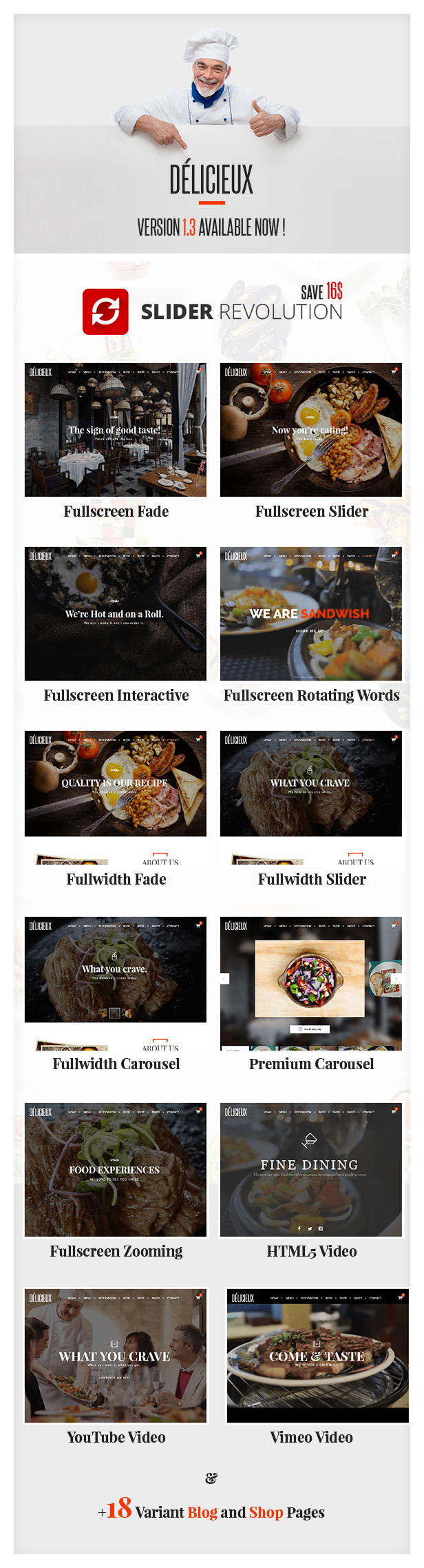 Delicieux - Exquisite Restaurant HTML5 Template - 6