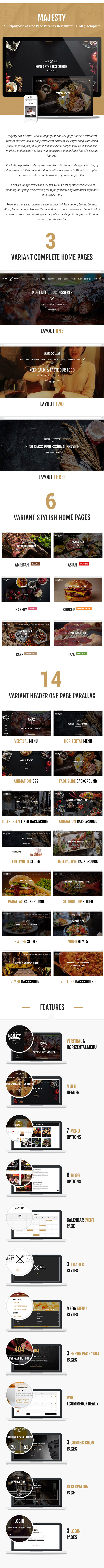 Majesty - Responsive Restaurant HTML5 Template - 8